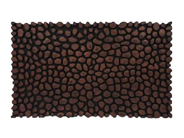 Коврик придверный 45*75 см медь Камушки VORTEX 24303